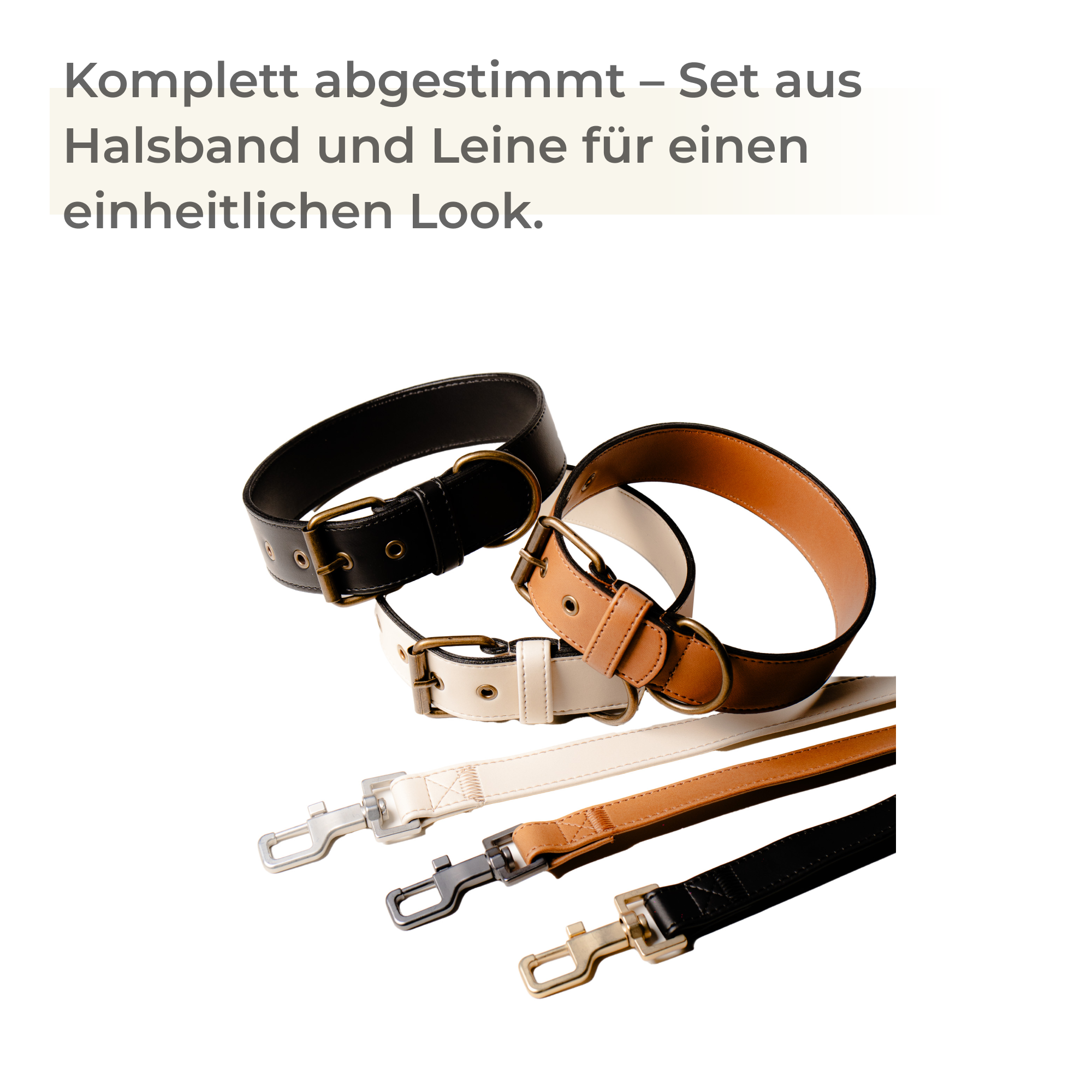 FriedaGreen Classic Halsband – Elegant, Fellschonend & Ultraleicht