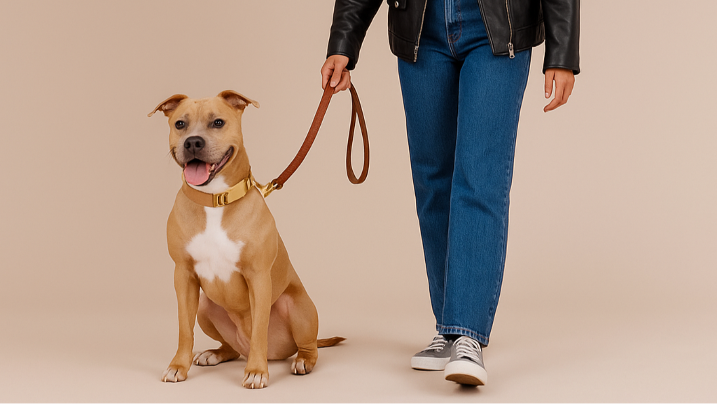 Hundehalsband hund leine frauchen